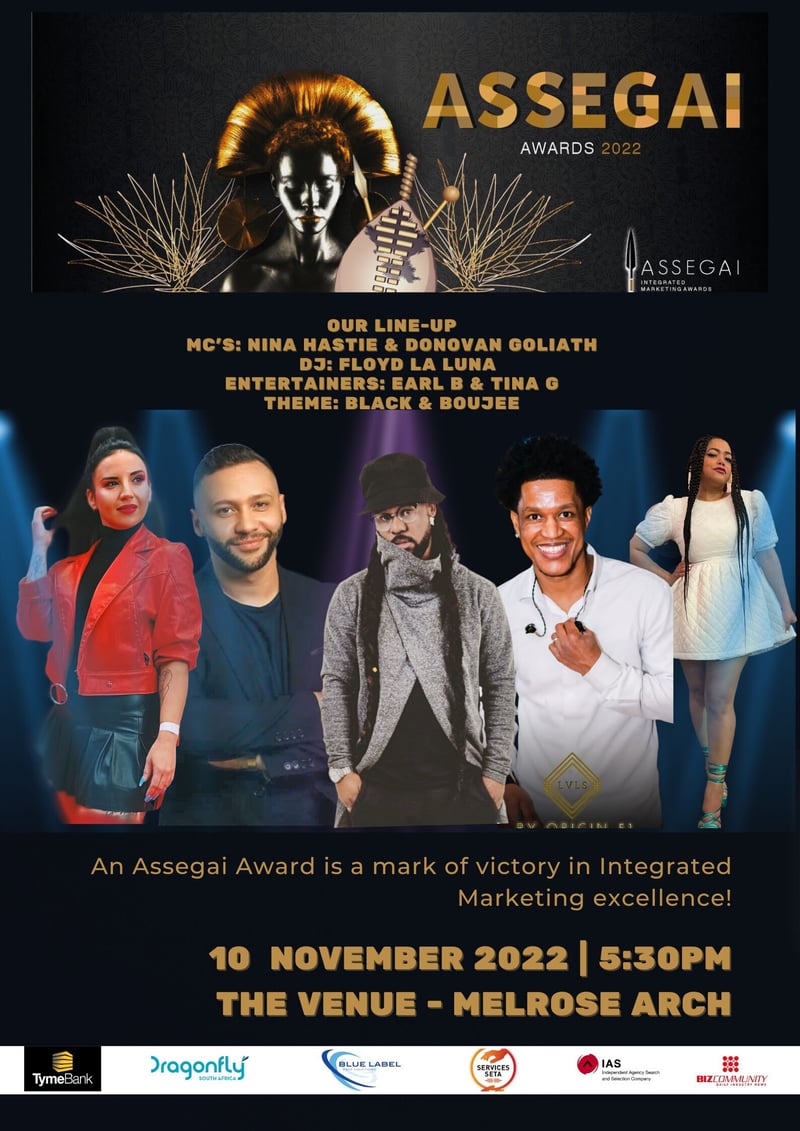 One week to go until Assegai Awards Gala