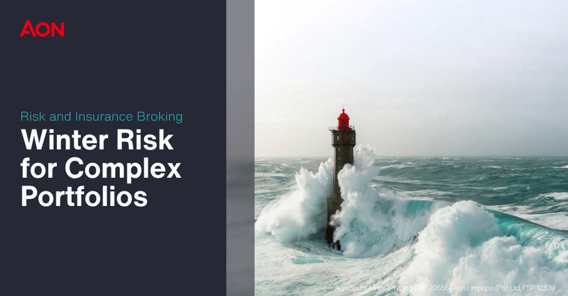 Winter Risk for Complex Portfolios