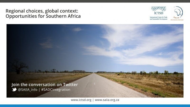 Live Web Streaming Video Production recently broadcast for ICTSD and SAIIA