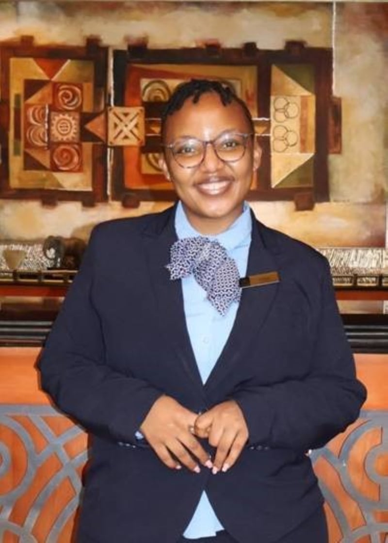 Sibaya Lodge’s newly promoted Assistant Front Office Manager