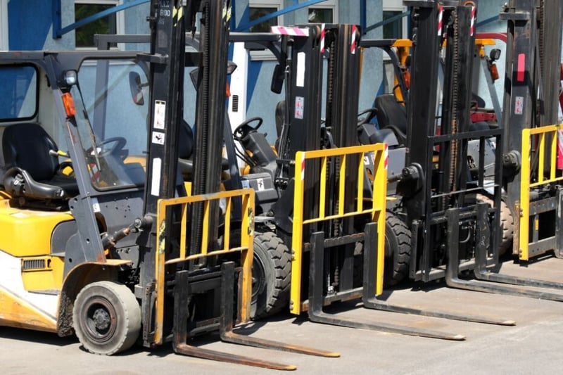 Forklifts Are Essential Machines For Lifting And Moving Heavy Loads In Factories And Warehouses