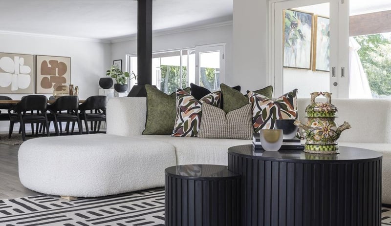 Design experts explain how neutral interiors gain character through focal points, texture, pattern and accent colour