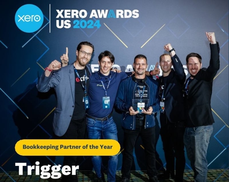 Trigger Wins 2024 Xero Bookkeeping Partner of the Year Award
