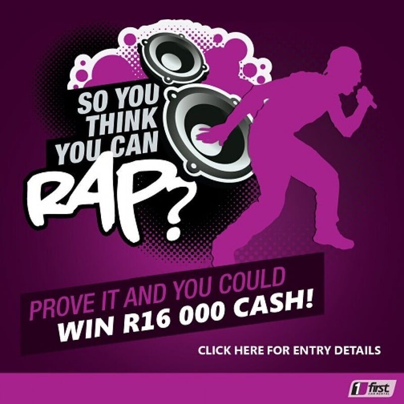 Put your best rap First to win R32 000 cash!