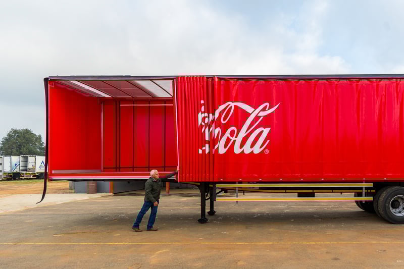 Quick-Draw curtain-sider system cuts opening and closing times by 50%