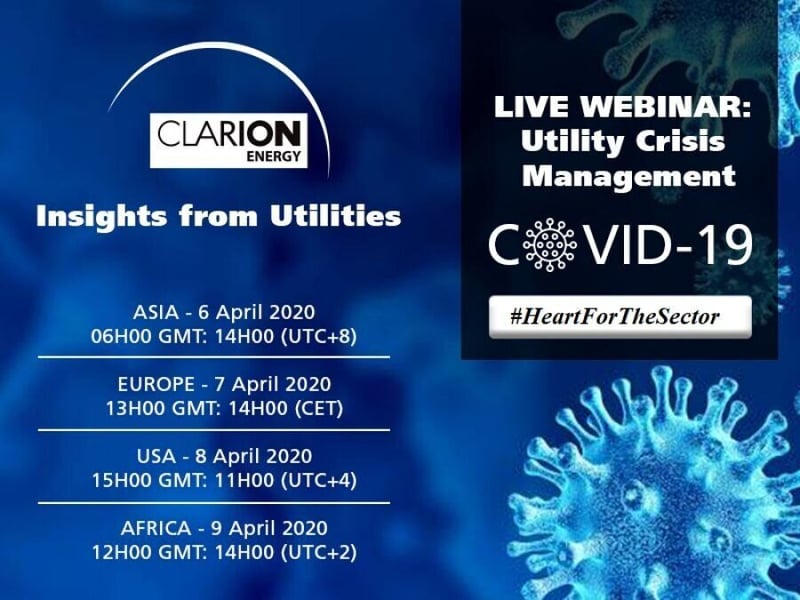 Urgent discussions on utilities' response to COVID-19 crisis