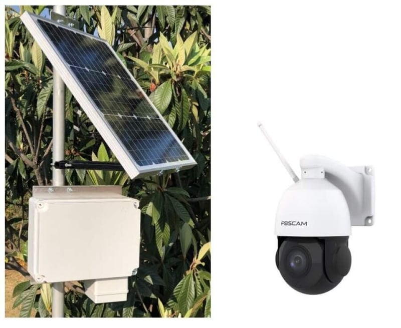CCTV Solar Systems for Foscam outdoor Cameras
