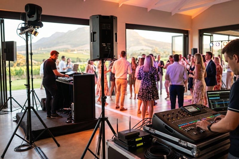 Elevating Cape Town Events - How Sonic Event Audio Delivers Crystal-Clear Sound and Production Across Durbanville