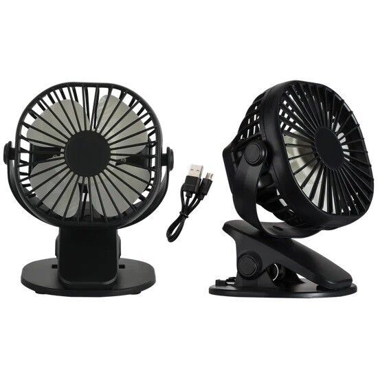 Innovative Portable Rechargeable Clip-On Fan for On-the-Go Cooling Solutions