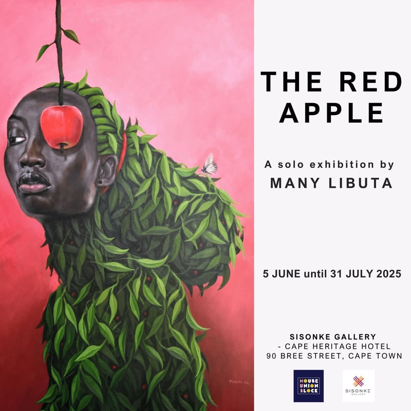 Many Libuta’s provocative new exhibition The Red Apple opens in Cape Town in June