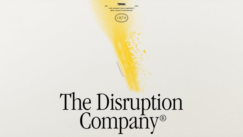 DXD unveils TBWA’s new global identity, expressing Design by Disruption and Visual Brand Soul™