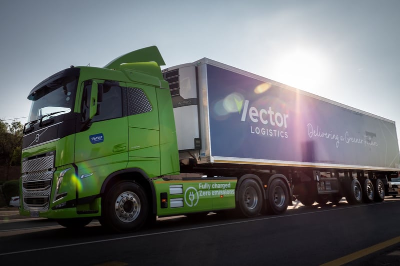 Vector Logistics launches first fully electric net-zero trucks