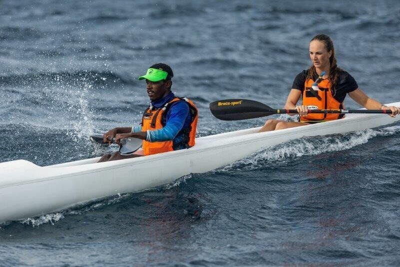 Surfski Paddlers Share the Ocean with the Greatest Shoal on World Ocean Day