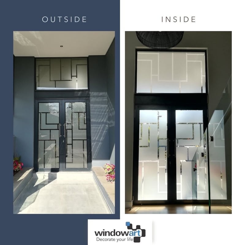 Enhance Your Home’s Security and Style with Vinyl Frosting from Window Art