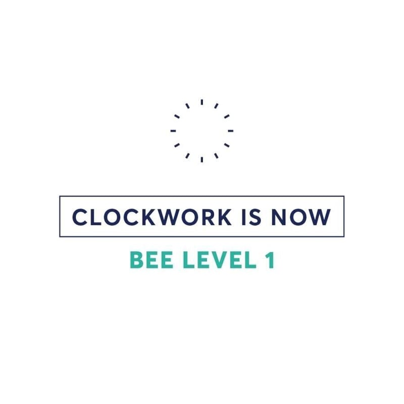 Clockwork reaches BEE Level 1 whilst maintaining full independence