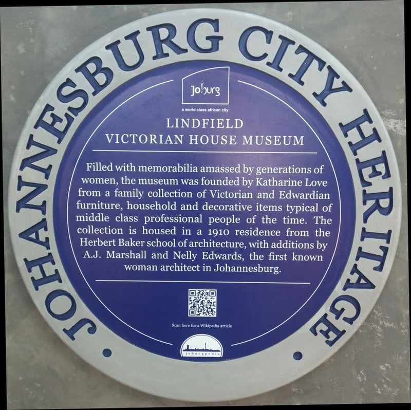 Victorian House Museum Awarded Jo'burg Heritage Plaque