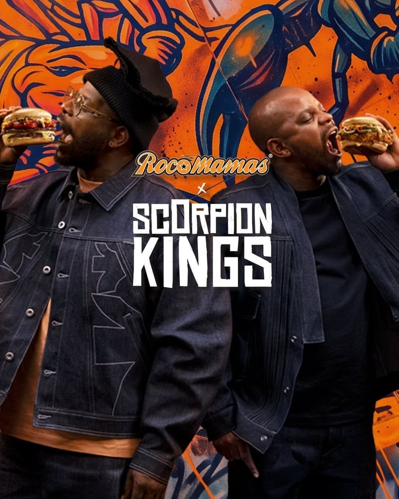 RocoMamas unveils King's Feast menu with Scorpion Kings ahead of 19 Sept FNB Stadium concert