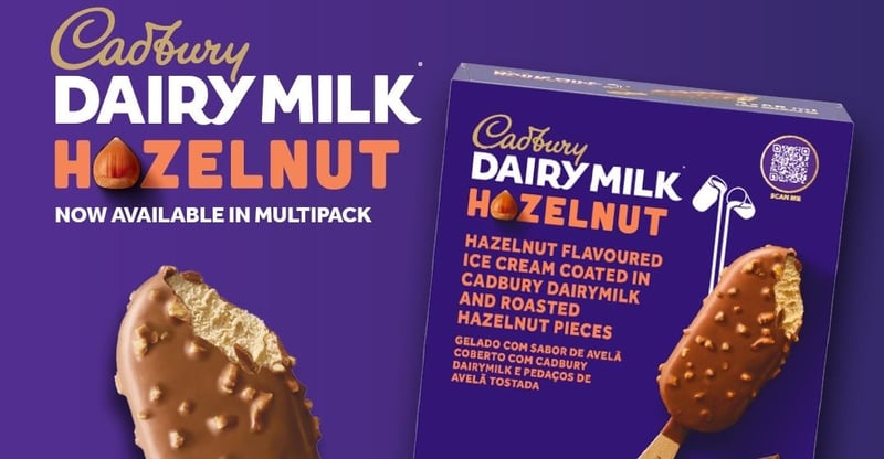Cadbury Expands Ice Cream Range With Dairy Milk Hazelnut Multipack For The Festive Season