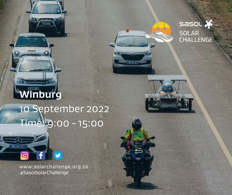 2022 Sasol Solar challenge to grace Winburg in September
