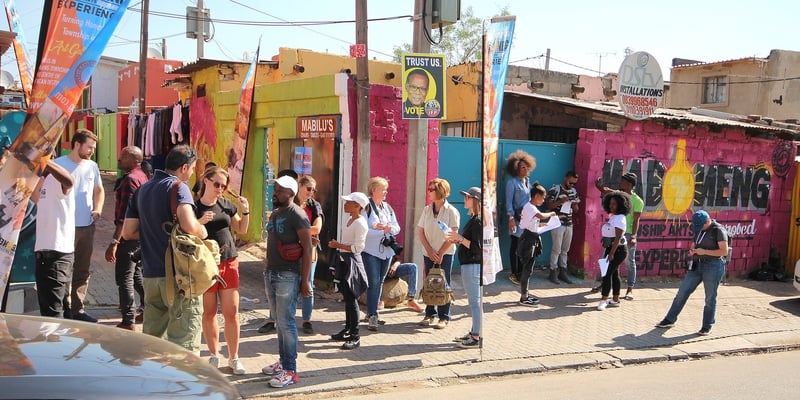 Join a walking tour to explore and celebrate Jozi’s vibrant neighbourhoods and communities