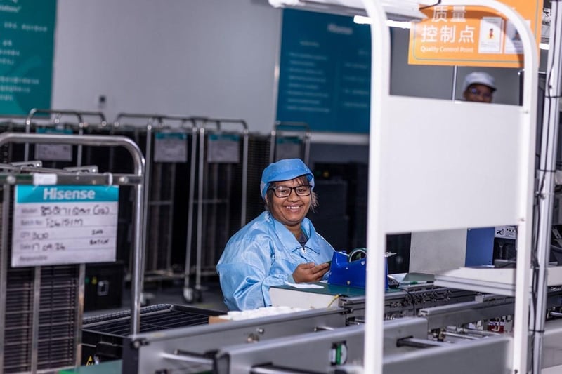 Hisense Marks 30 Years in South Africa with Atlantis Factory Tour Highlighting Jobs, Skills and Community Impact