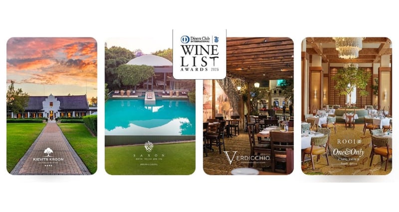 Diners Club Winelist Awards Celebrate South Africa’s Finest Restaurant Wine Lists
