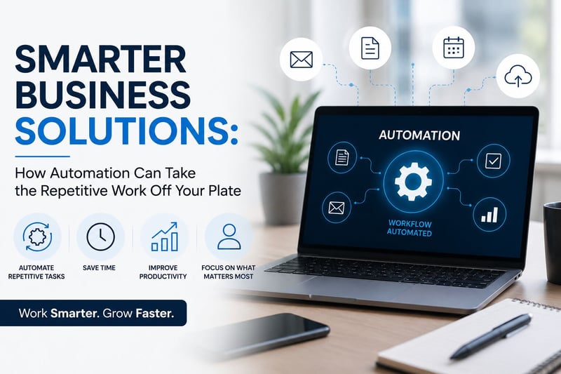 Smarter Business Solutions -  How Automation Can Take the Repetitive Work Off Your Plate