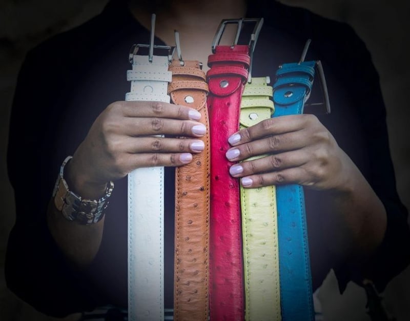 Learn more about Ostrich Leather Belts