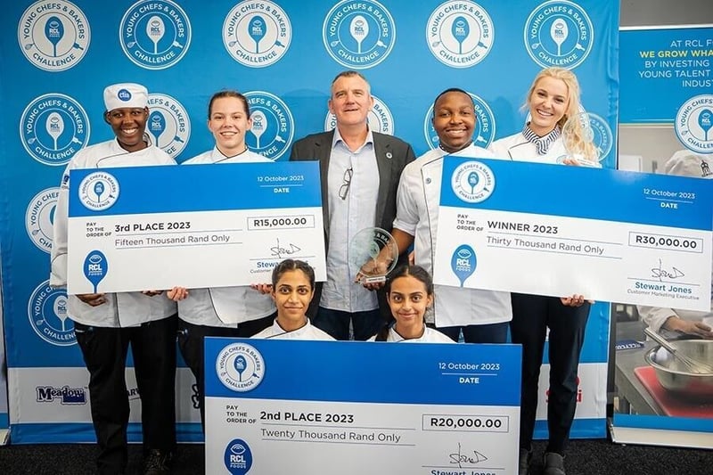 South Africa celebrates rising culinary stars - Winners of RCL FOODS Young Chef & Baker Challenge 2023 announced