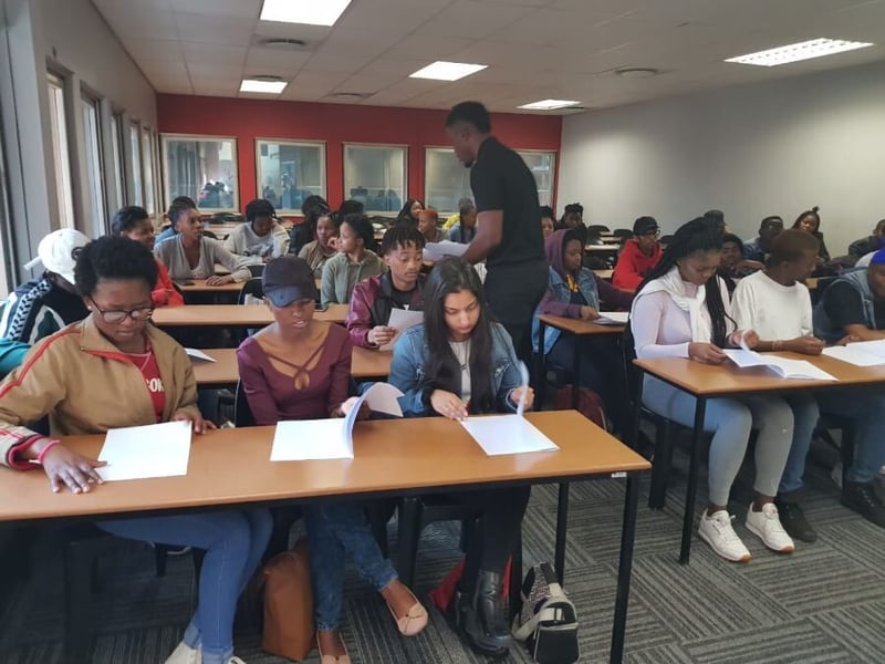 What would you do if you were issued with a blank text book?