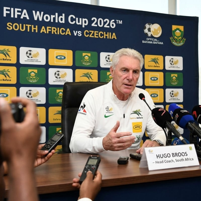 Bafana Bafana To Face Czechia In Crucial Group A Clash At FIFA World Cup 2026