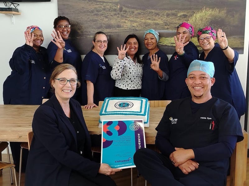 Bellville and Somerset West hospitals earn Cure Day Group’s first four-year COHSASA accreditation