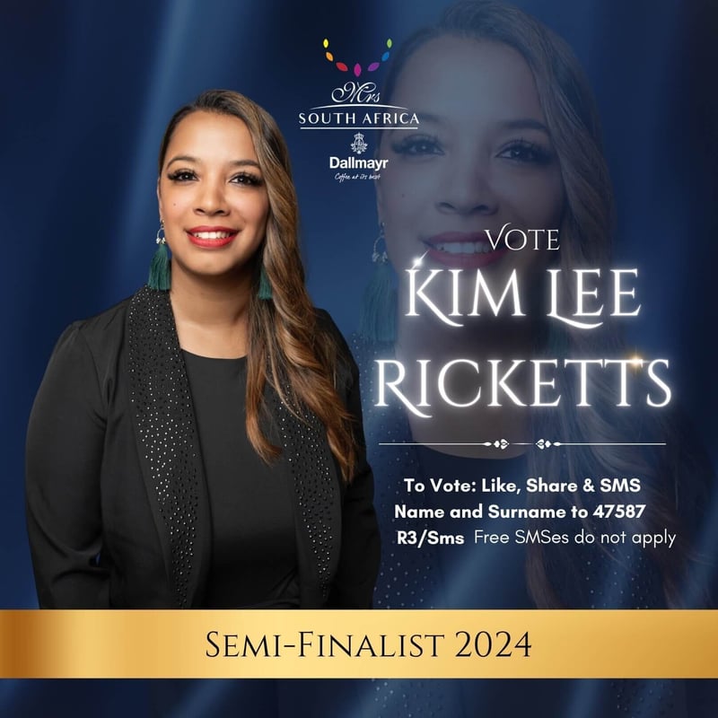 Dreams do come true - Kim-Lee Ricketts joins the Mrs SA 2024 semi-finalist ranks