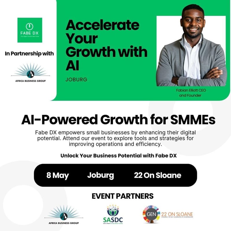 Fabe DX to Host AI-Powered Growth Workshops for SMMEs in Johannesburg and Cape Town