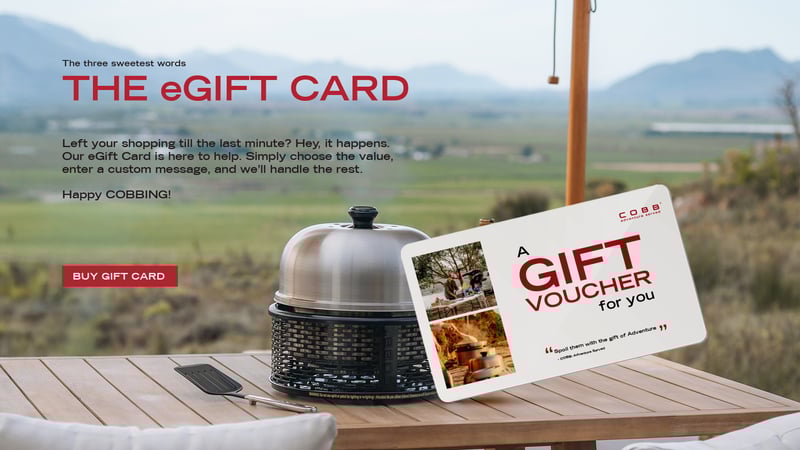 COBB introduces gift vouchers for outdoor cooks who love a portable braai