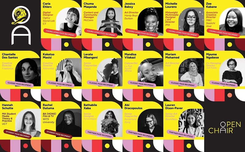 Representation in Action - ACA and Open Chair Back 15 Lionesses Attending Cannes Lions Festival