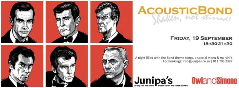 Owl and Simone present “Acoustic Bond - Shakin not Stirred”