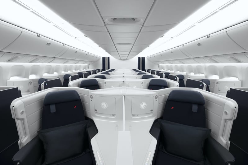 Air France Unveils New Business Class Cabin On Flights Between Paris and Johannesburg