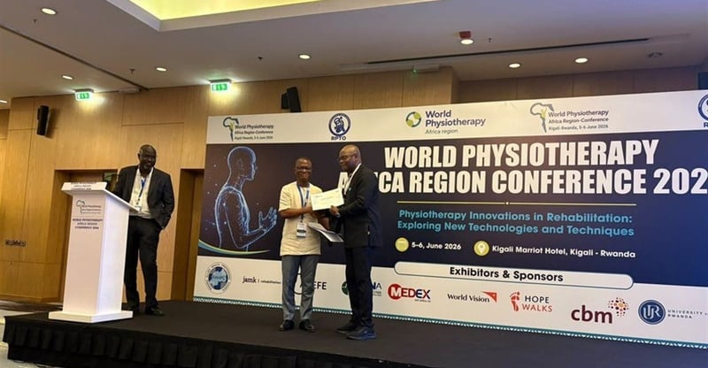 Deputy Dean Prof Ushotanefe Useh Recognised For Four Decades Of Service In Physiotherapy Education And Researc