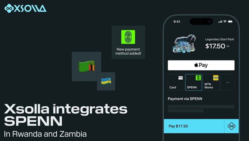Xsolla Integrates SPENN in Rwanda and Zambia Giving Developers Access to a Strong Consumer-Merchant Ecosystem