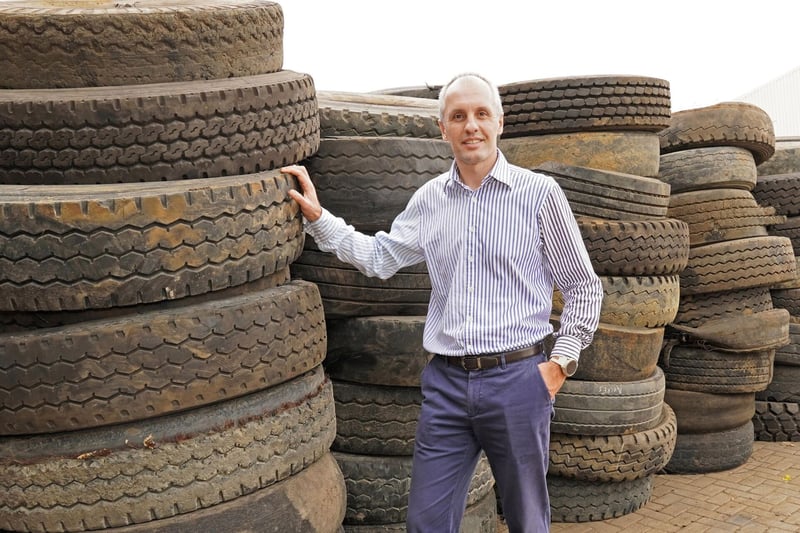 Mathe Group saves thousands of tons of CO² by recycling a million tyres