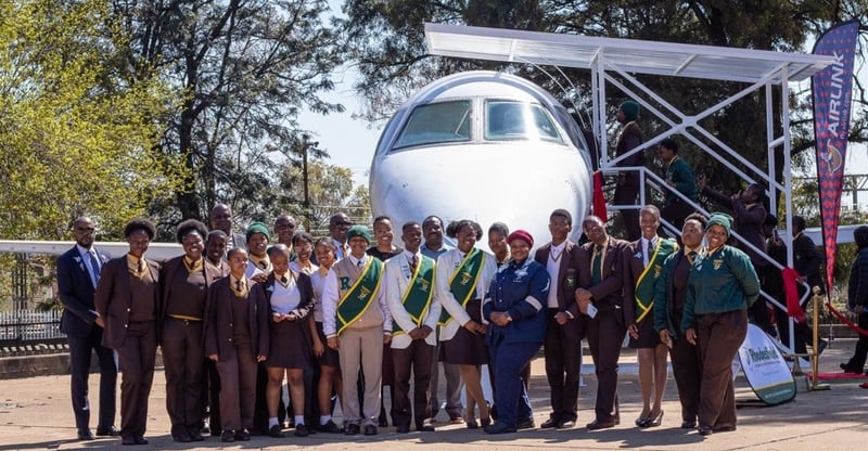 Future Pilots And Engineers Empowered As Airlink Donates Jet To Train Gauteng Aviation Learners