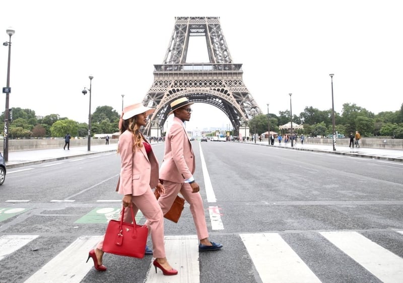 Decorum Stylists Unveils Their Inaugural Collection, Afrika Borwa ya Rona at Paris Fashion Week 2023 South African Luxury Suit Tailoring Brand Challenges Conventional Couple Goals