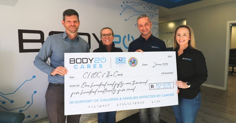 Body20 Cares Raises Over R150,000 in Support of CHOC