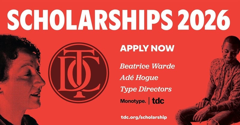 TDC And Monotype Announce 2026 Scholarships Supporting Exceptional Design Talent