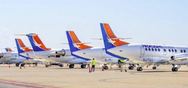 Proflight Zambia adds weekend Johannesburg-Lusaka services from 19 September and Friday Cape Town flights from 11 December
