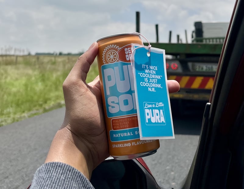 A refreshing spin on a Joburg roadblock with PURA SODA and SAPS