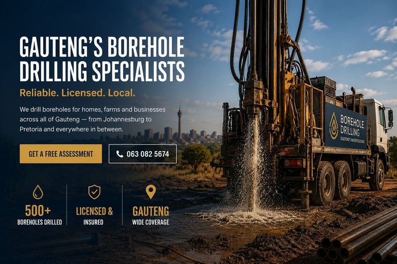 Borehole Drilling Agents Officially Launches to Bring Reliable Groundwater Access to All of Gauteng