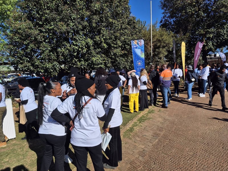 Hundreds of volunteers leave a lasting legacy at Soweto primary school this Mandela Day