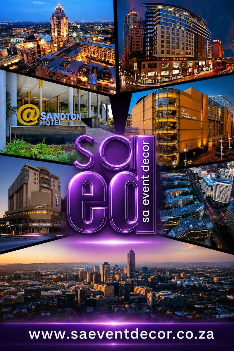 SA Event Decor Transforms 1,000 sqm Sandton Venue into Luxury Corporate Gala in Six Hours